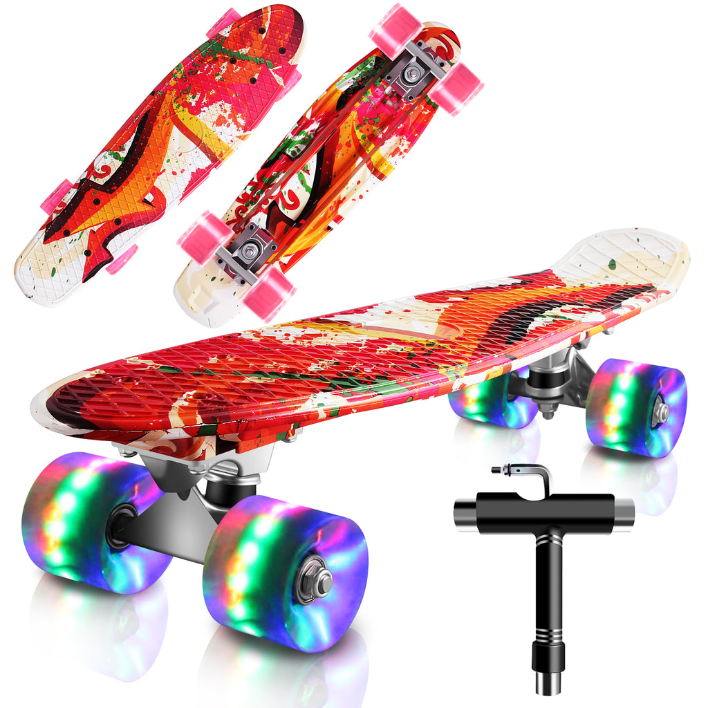 LED Cruiser Skateboards - K400